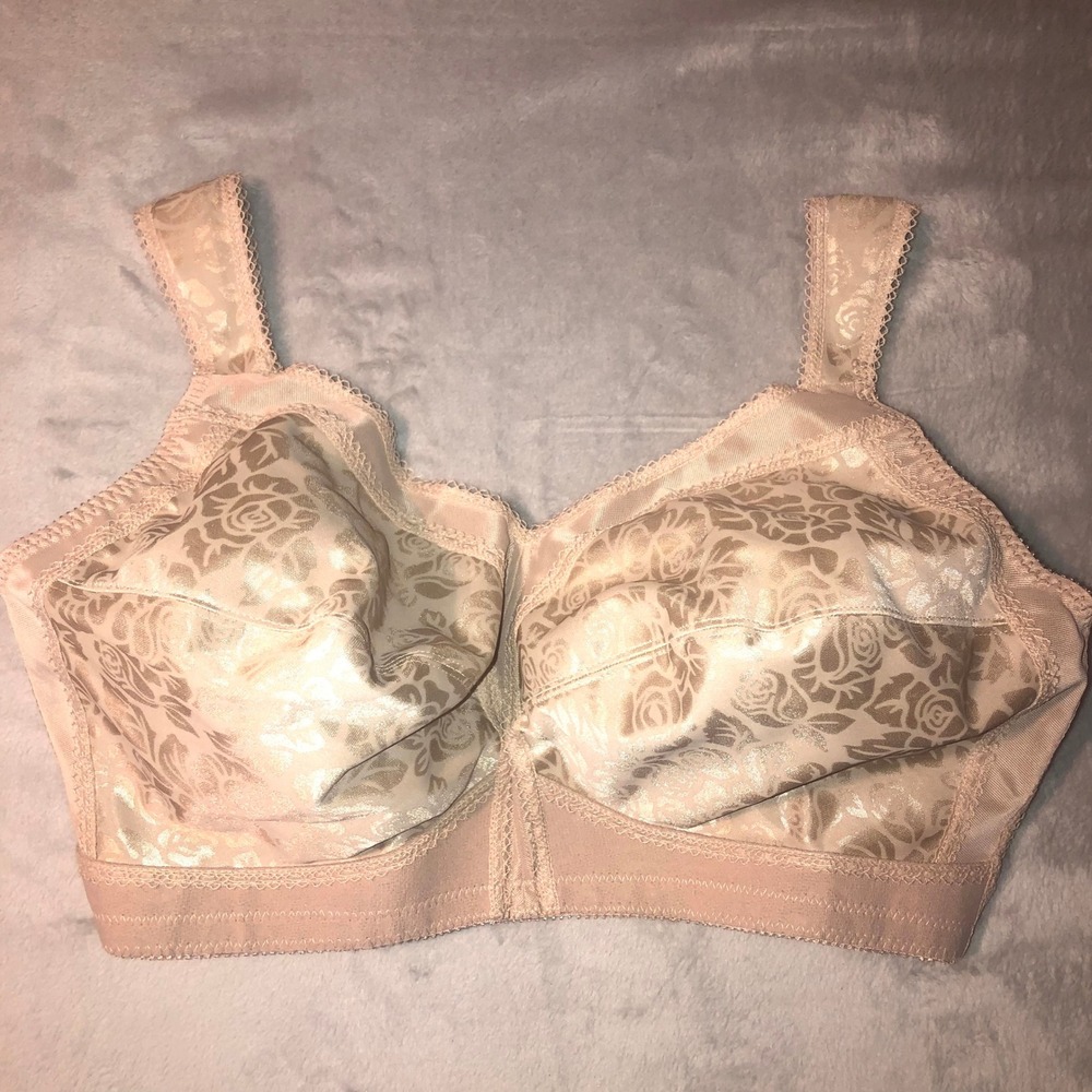 Playtex 18 Hour Ultimate Shoulder Comfort Wirefree Bra 4693 Beige Size 40G NWOT‎